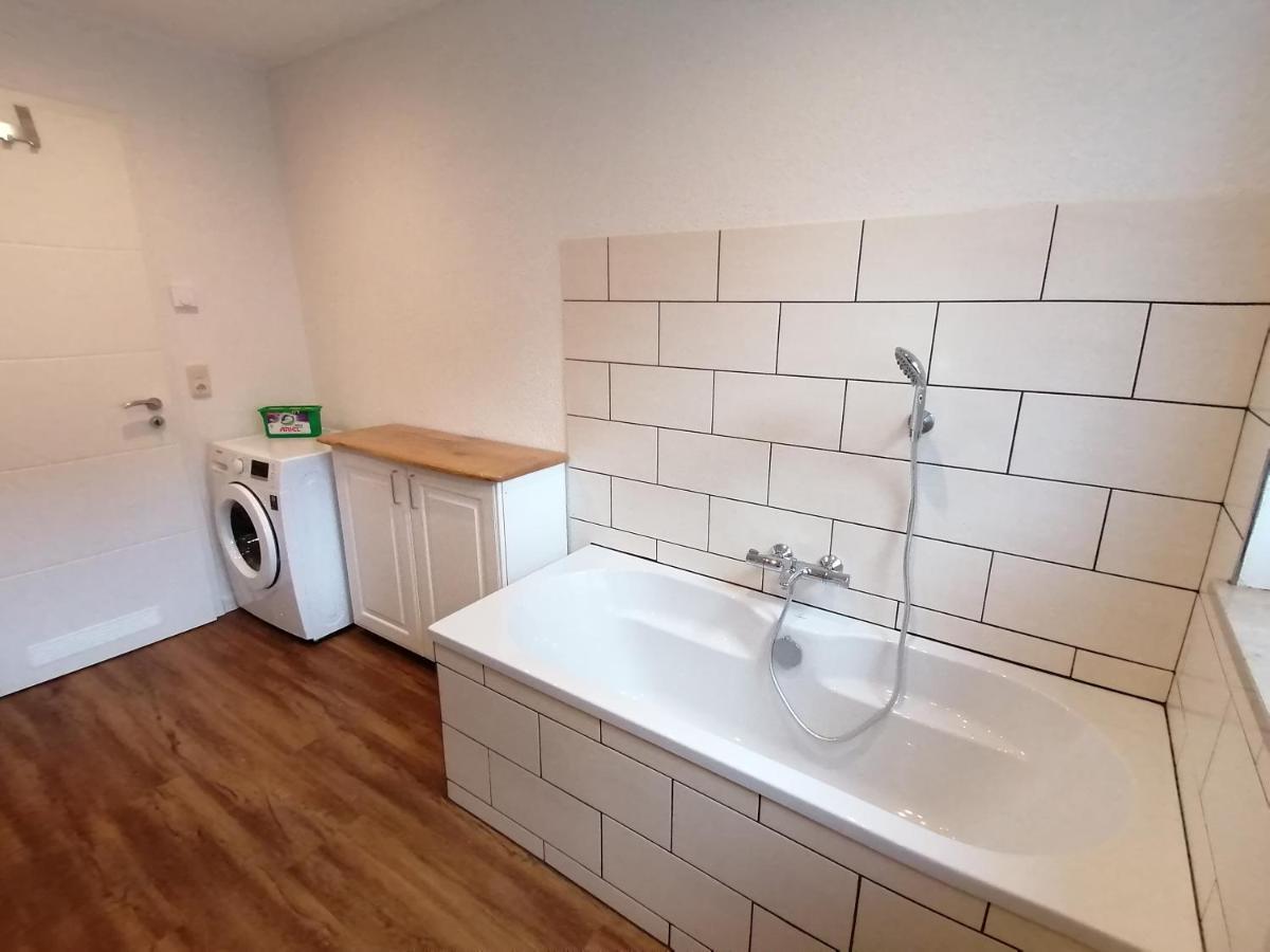 85 Qm Wohnung Pauluste Mit Terasse Und Garten 罗斯托克 外观 照片
