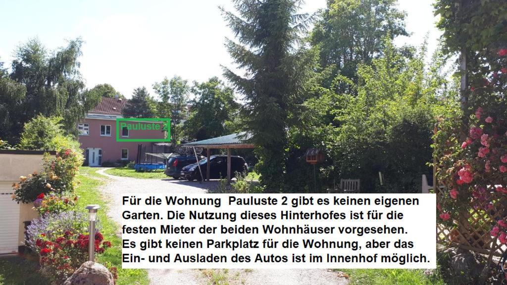 85 Qm Wohnung Pauluste Mit Terasse Und Garten 罗斯托克 外观 照片